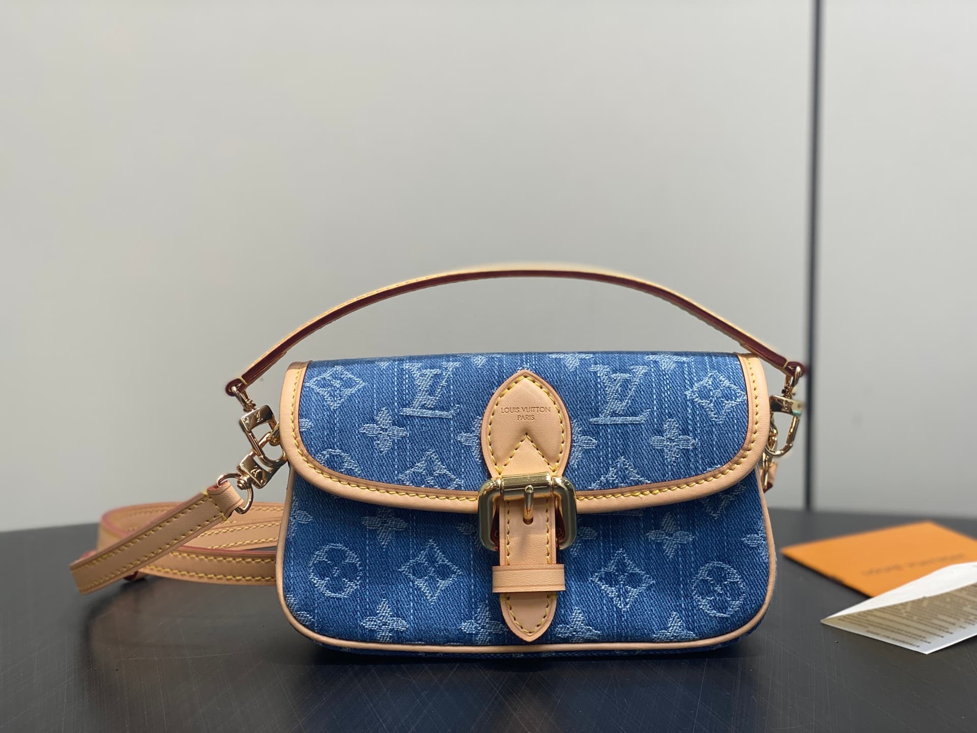Louis Vuitton Nano Diane M27700 Blue Denim High