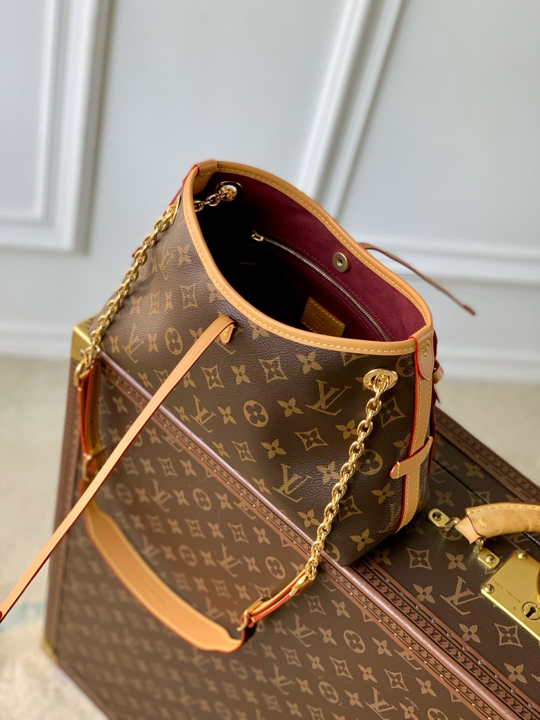 Louis Vuitton CarryAll BB Monogram coated canvas M13014 High