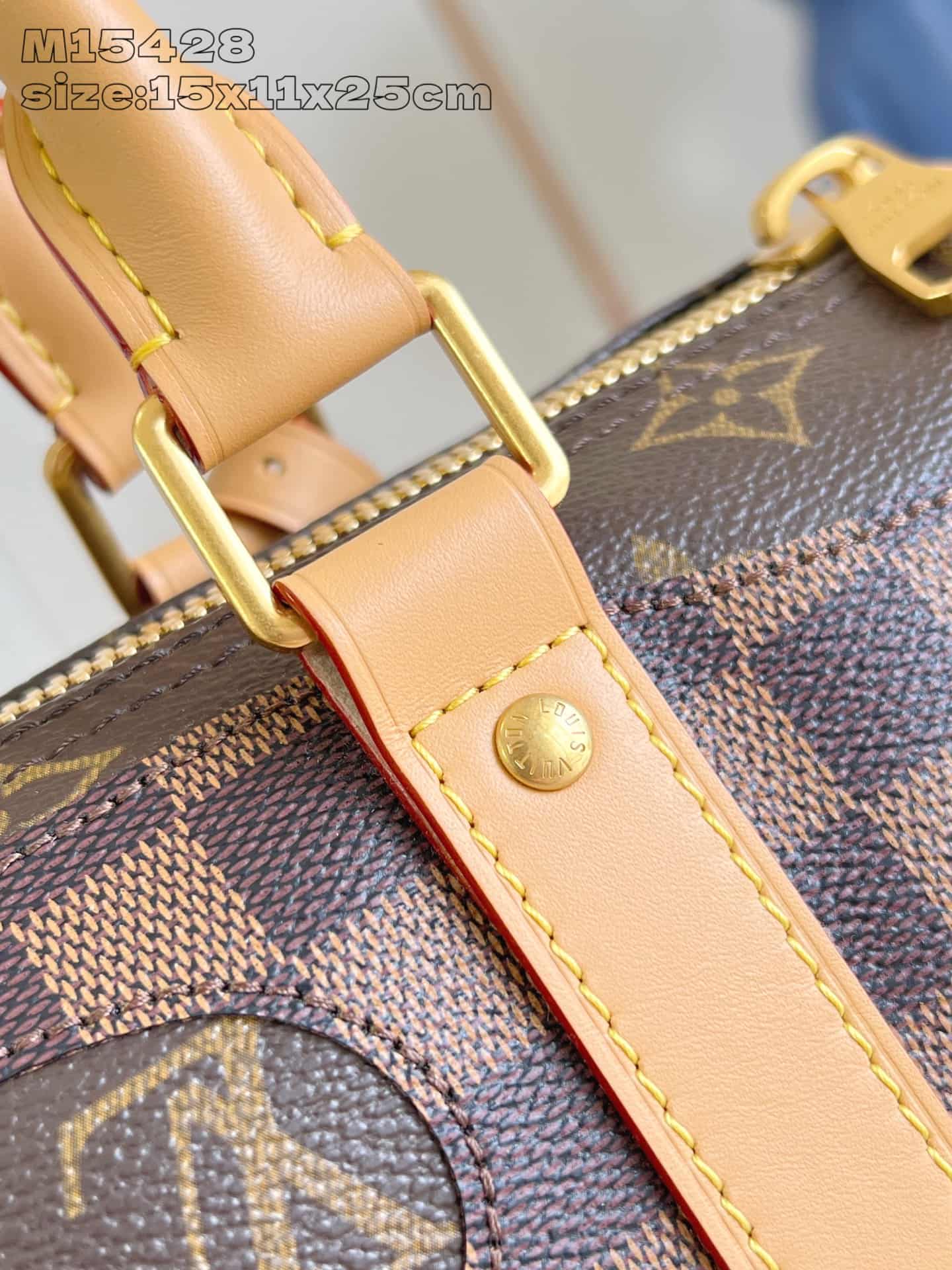 Louis Vuitton Keepall Bandoulière 25 Brown Monogram Landscape coated canvas M15428 High