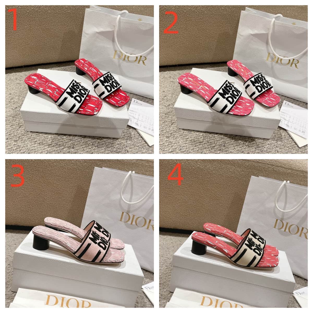 Dior Dway Slide shoes Medium Women
