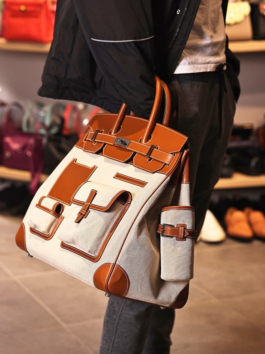 Hermes Birkin Cargo bag 40 Canvas & Swift Leather WAX High