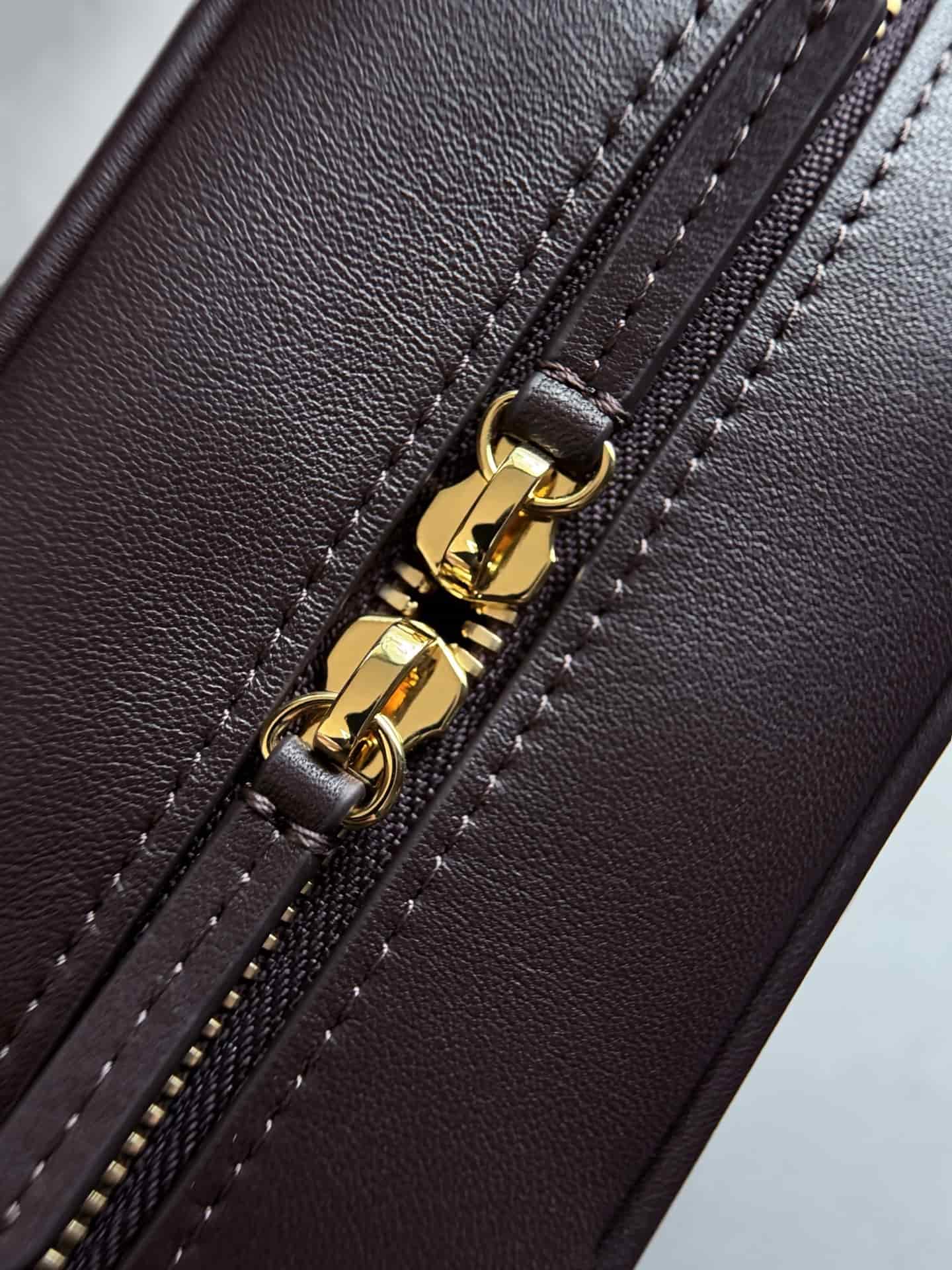 Chanel Mini Bowling Bag Calfskin & Gold-Tone Metal Coffee AP5528 A