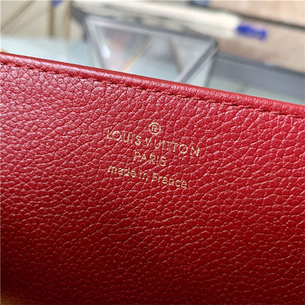 Louis Vuitton ZIPPY WALLET Monogram Empreinte Scarlet M63691 High