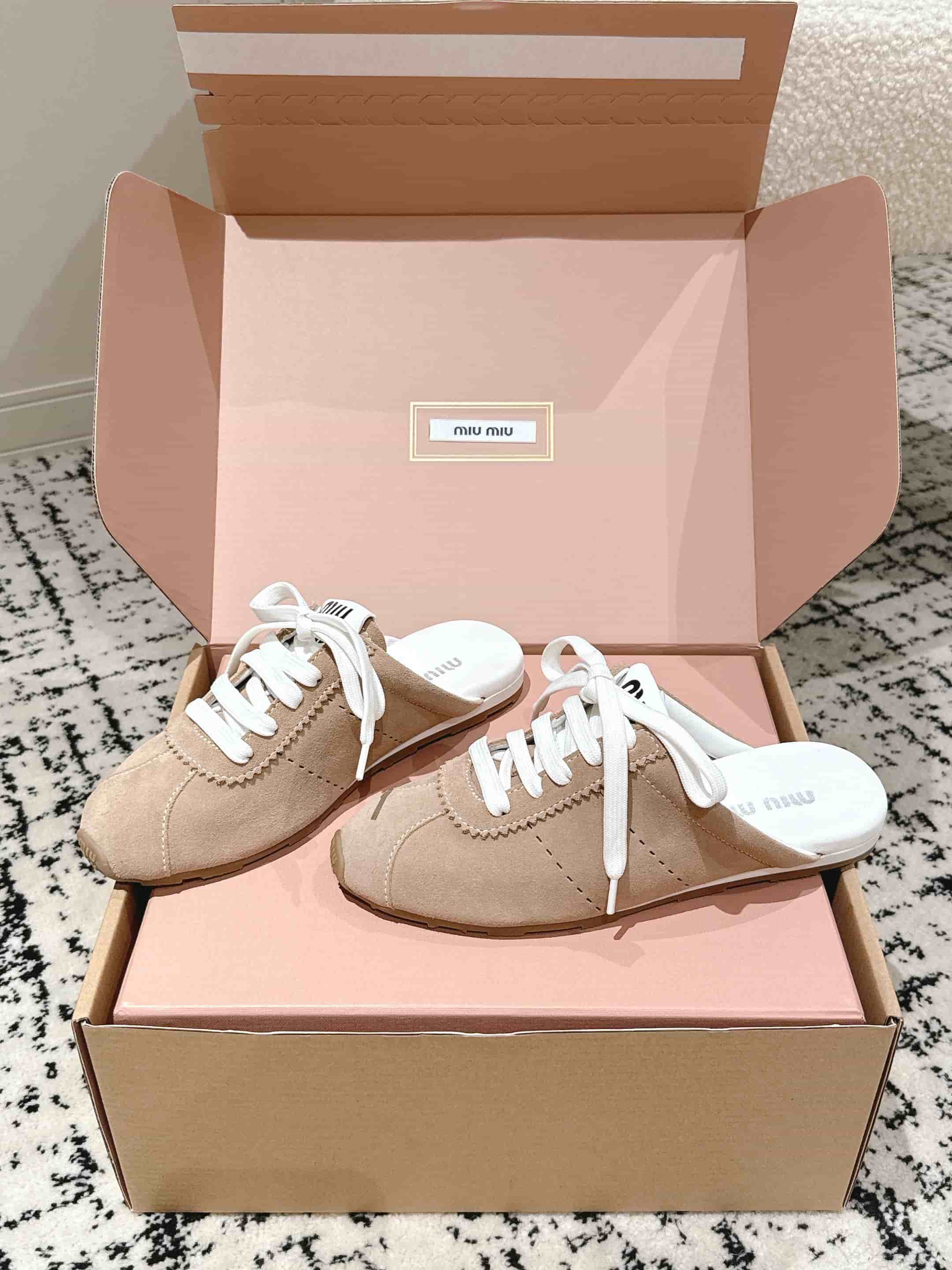 Miu Miu Plume Suede Mules shoes Women