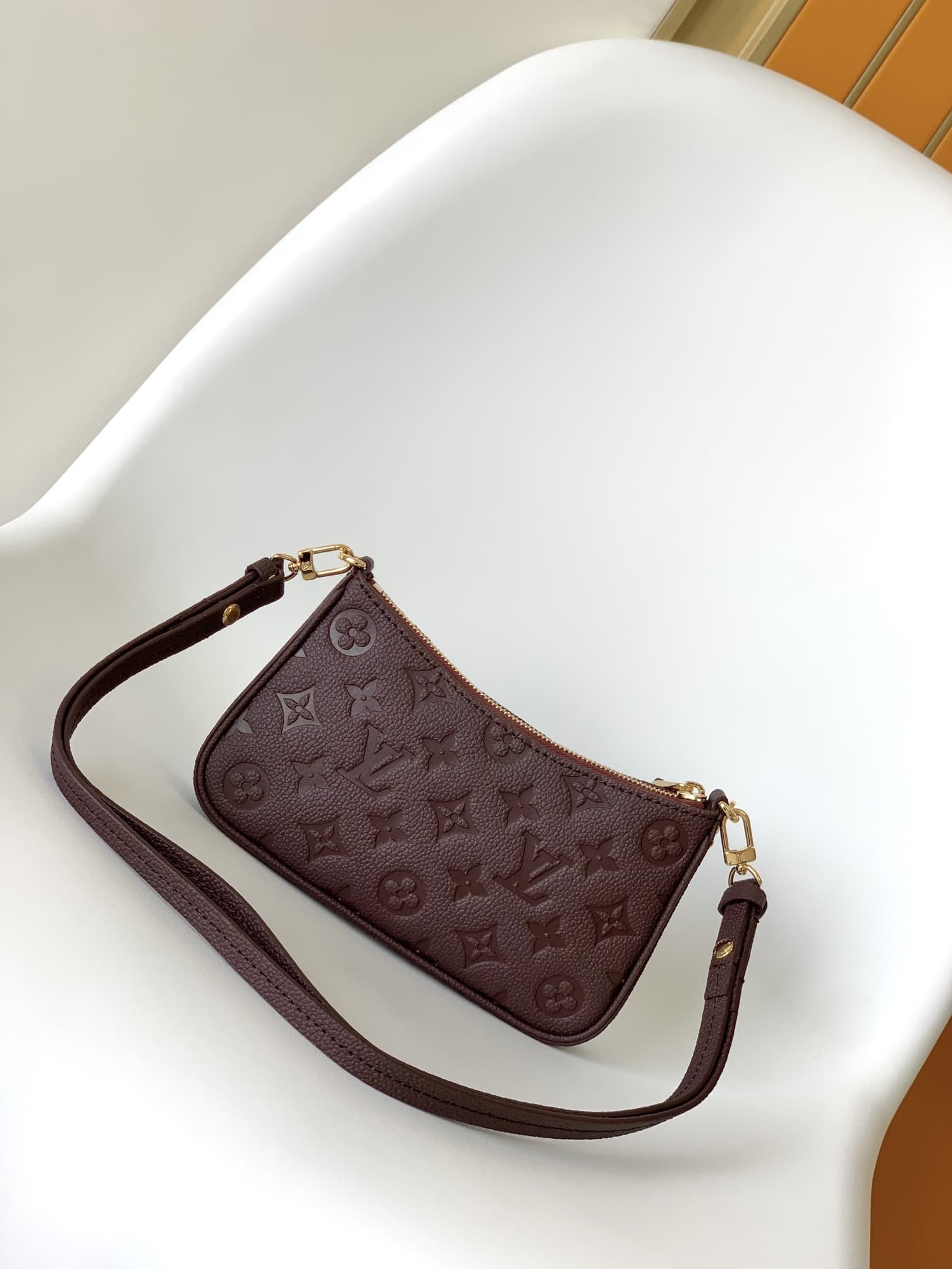 Louis Vuitton EASY POUCH ON STRAP Monogram Empreinte Leather M81862 High