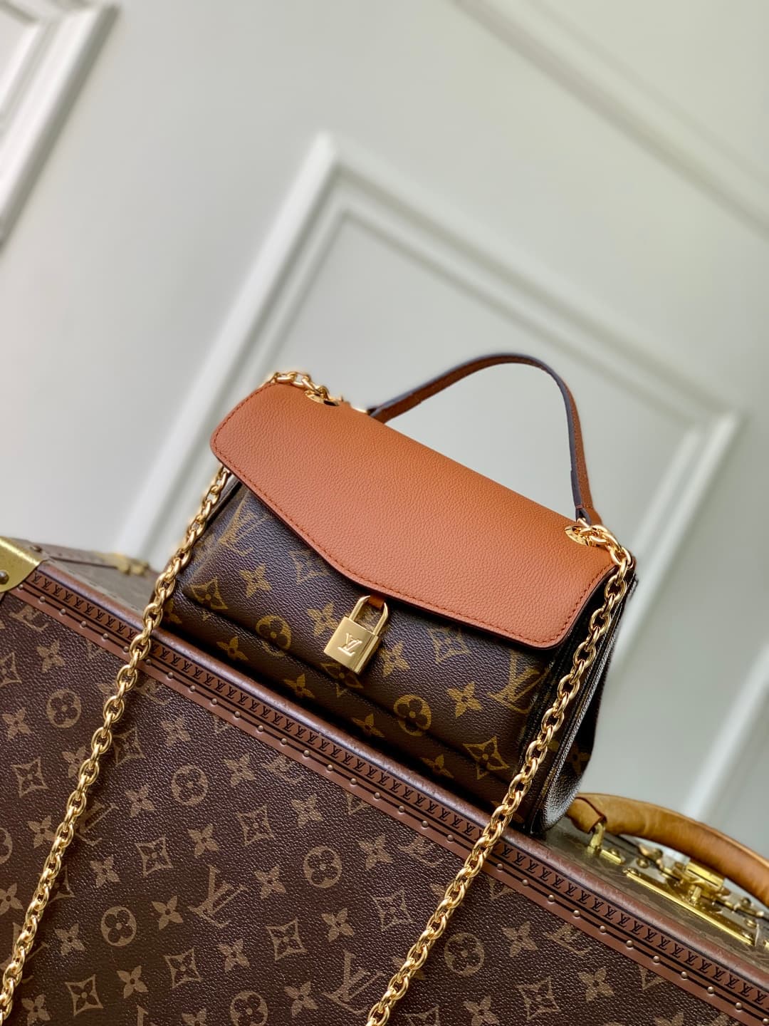 Louis Vuitton Saint Germain BB bag in Monogram canvas M27066 Brown High