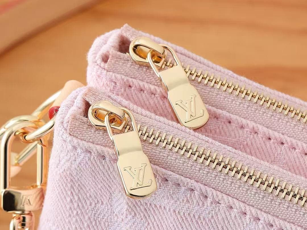 Louis Vuitton Pochette Liv Monogram Denim M14159 High