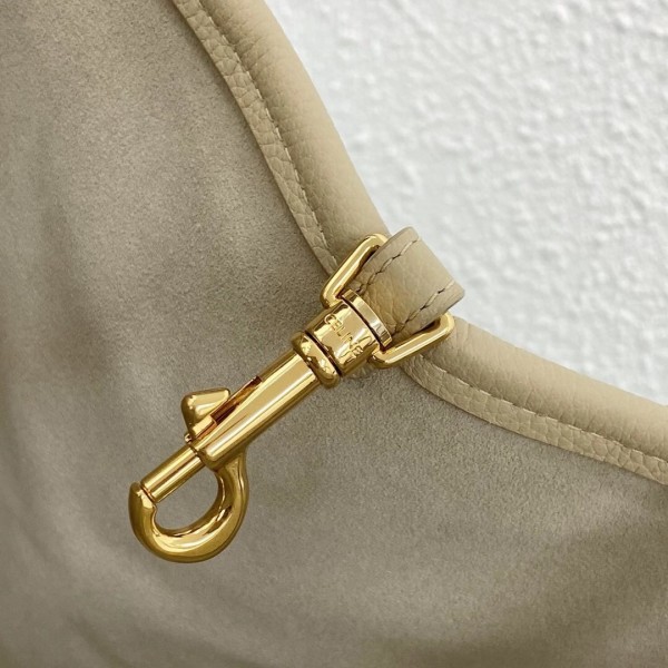 Celine Small Folded Cabas In Linen Grained Calfskin High