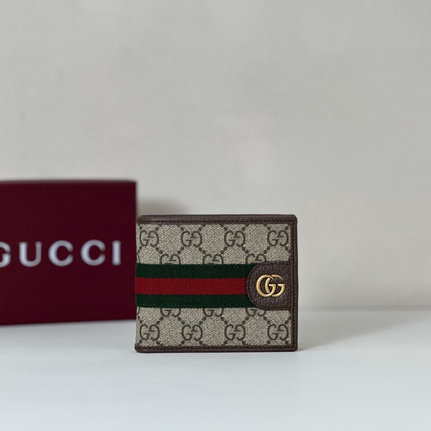 Gucci Ophidia bi-fold wallet Coffee 834271 High