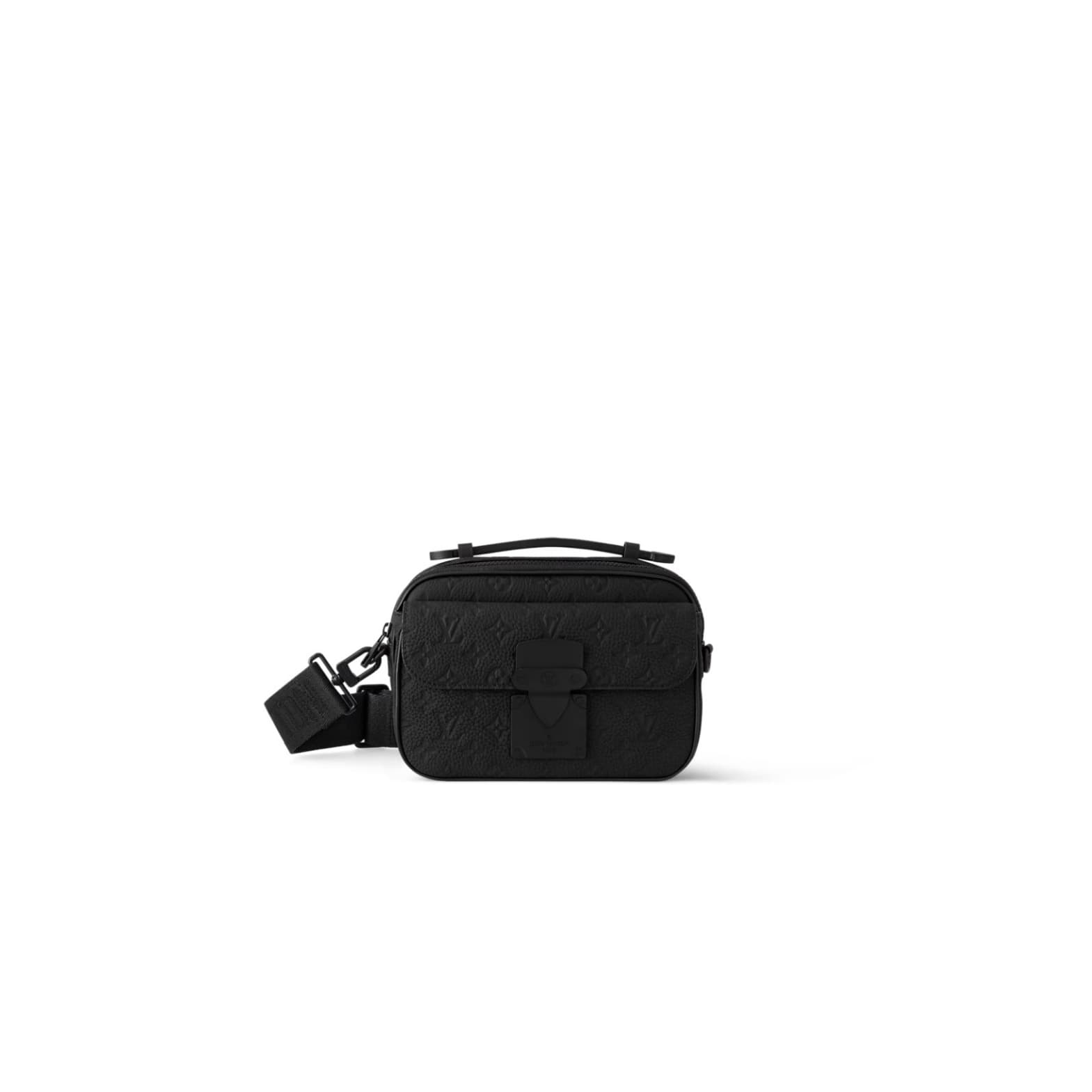 Louis Vuitton S Lock Messenger Monogram cowhide leather Black M58489 TOP