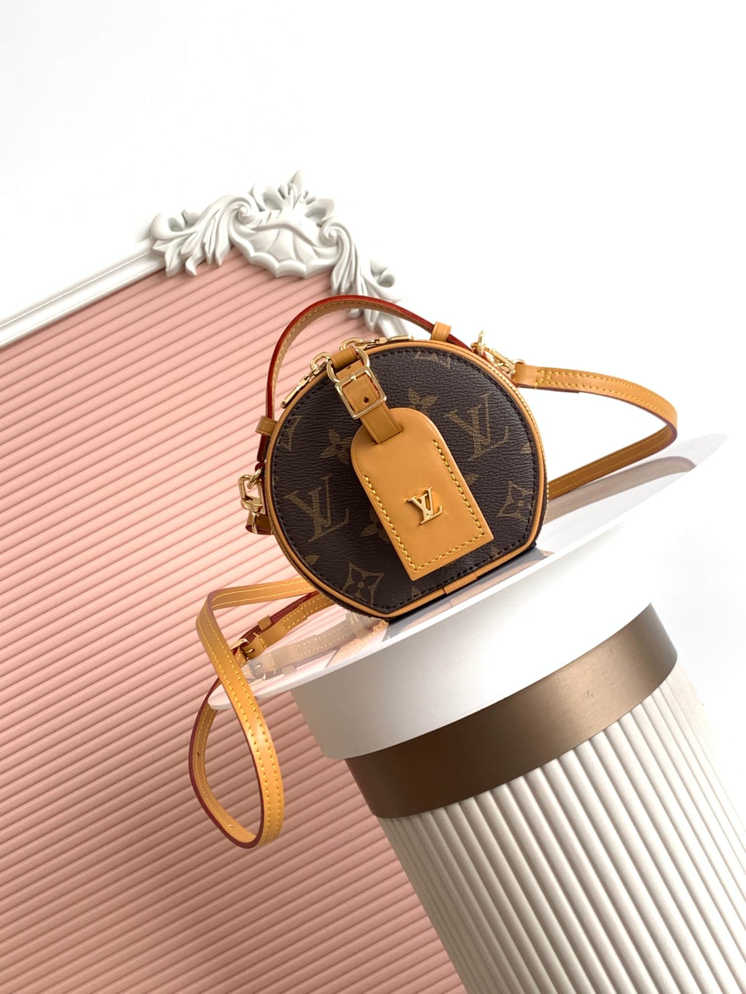 Louis Vuitton Mini Boite Chapeau Monogram Reverse coated canvas M44699 High