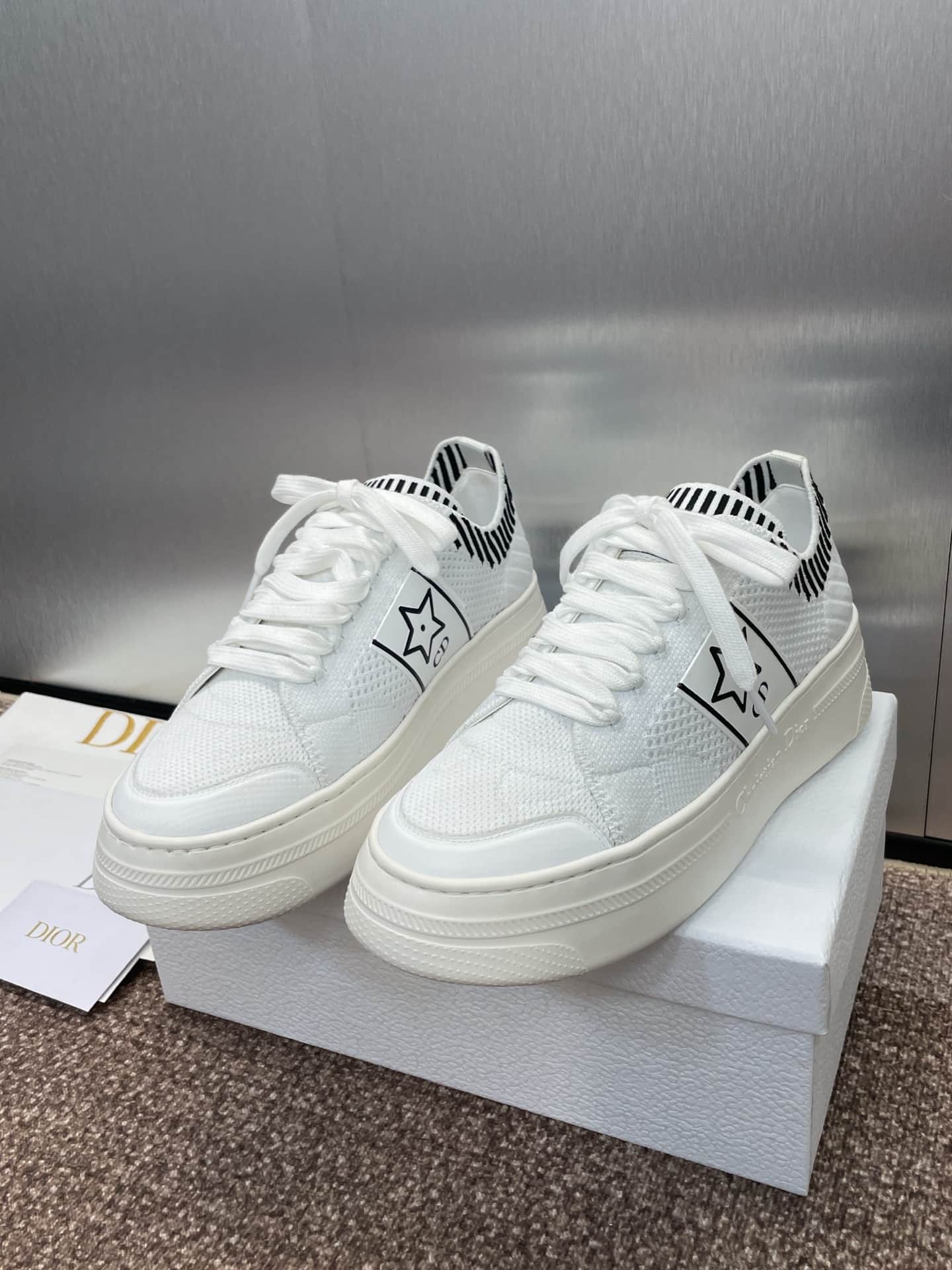 Dior Star Platform Sneaker Shoes Women