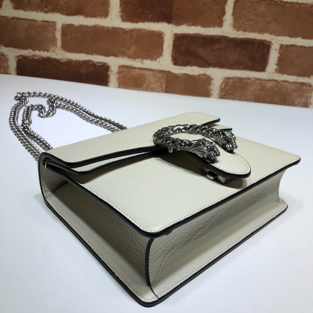 Dionysus Leather mini Bag 421970 White High