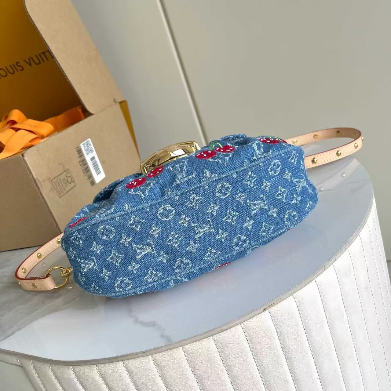 Louis Vuitton x Murakami Sunset Monogram cherry denim M13680 High