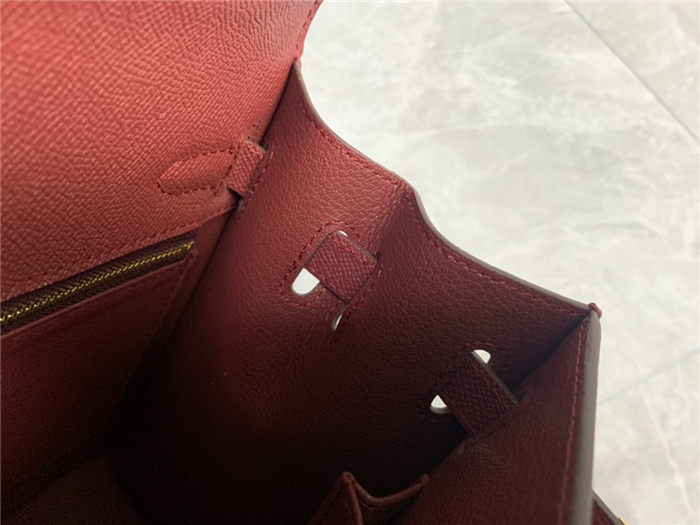Hermes Birkin Sellier Bag 25/30cm Epsom Leather WAX Cream Gold-Metal High