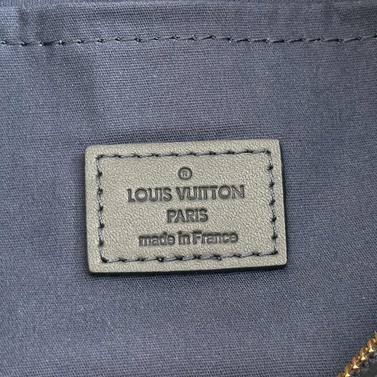 Louis Vuitton Mini Lin Pochette Kathleen Monogram Canvas Navy Blue M92330 High