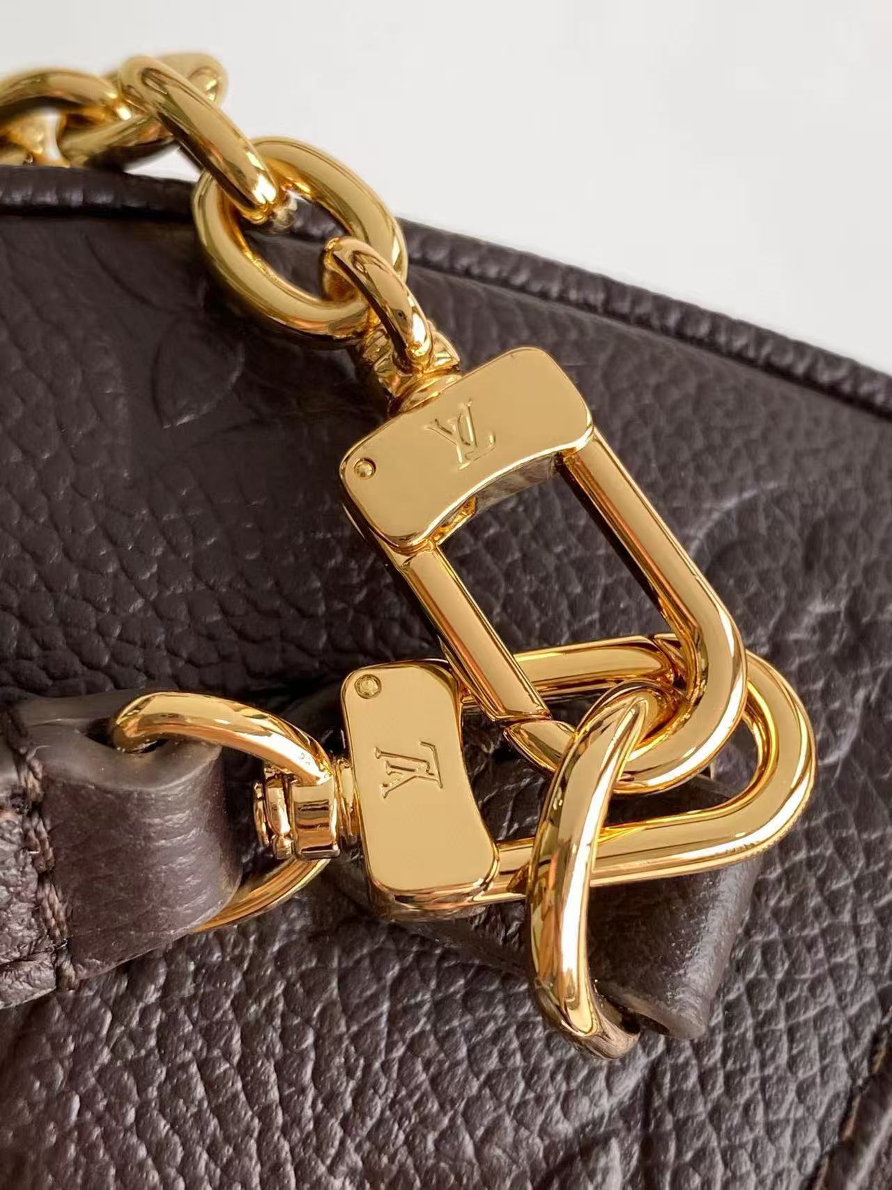 Louis Vuitton Mini Bumbag Monogram Empreinte embossed grained cowhide leather M13827 Chocolate High