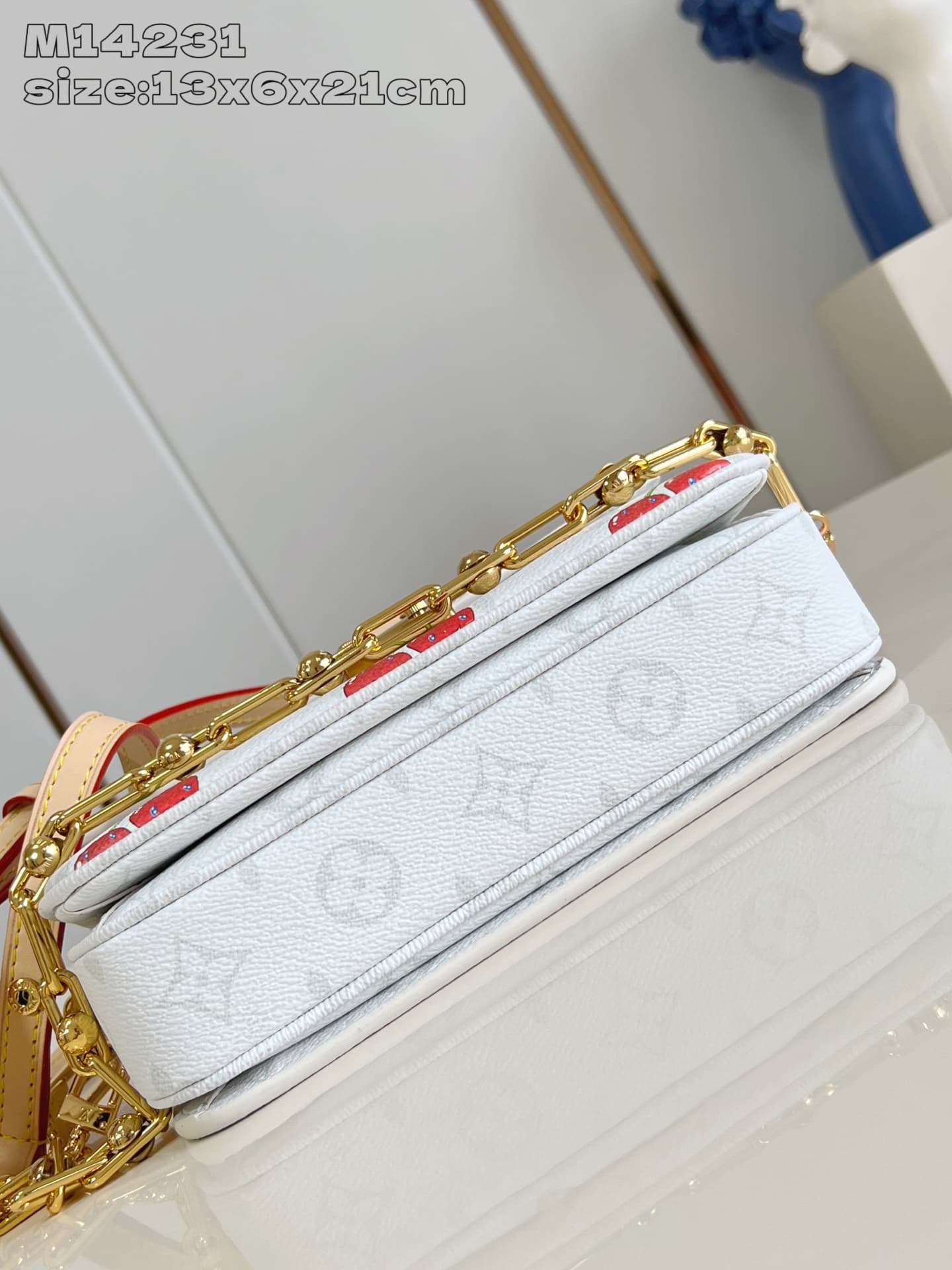 Louis Vuitton x Murakami Pochette Métis East West Monogram cherry coated canvas M14231 High