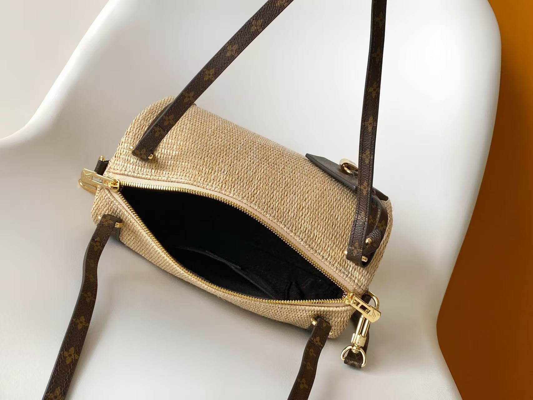 Louis Vuitton Express PM Raffia-effect textile M29552 High