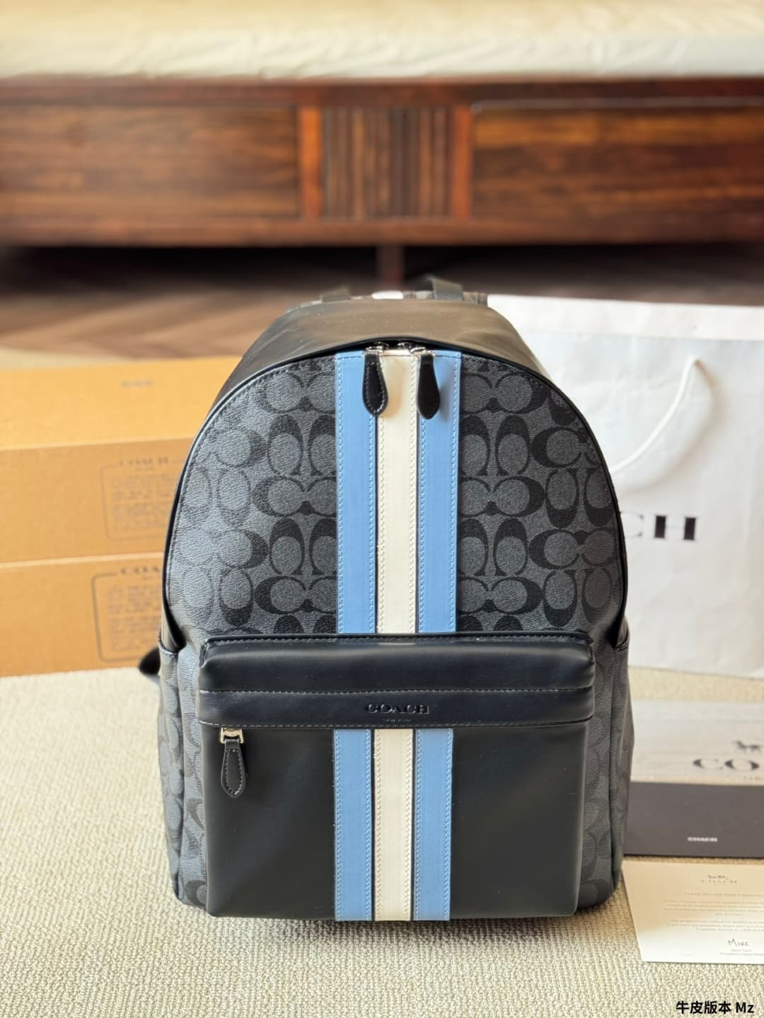Coach West Backpack In Signature Canvas