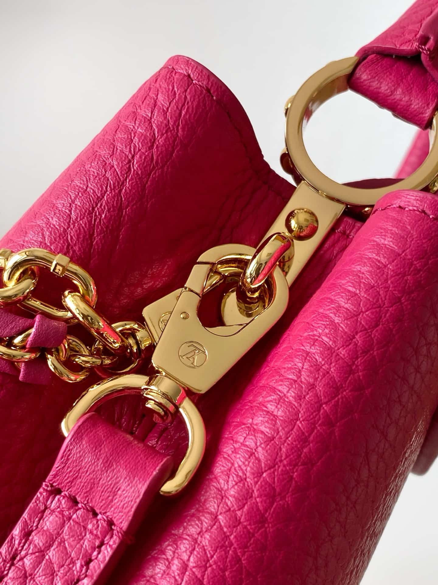 Louis Vuitton Capucines Mini Rose Fuchsia Taurillon leather M29952 TOP
