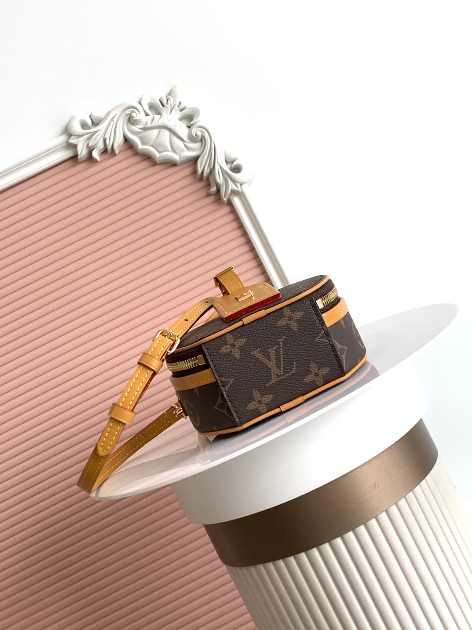 Louis Vuitton Mini Boite Chapeau Monogram Reverse coated canvas M44699 High