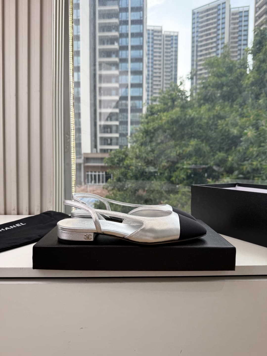 Chanel Slingback Flats Women