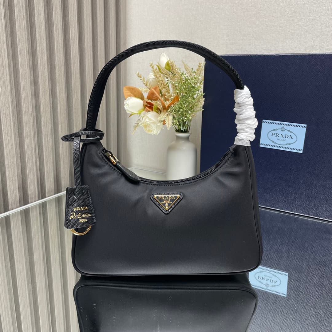 Prada Re-Nylon Re-Edition 2000 mini-bag Black Recycled Polyamide 1NE515 High
