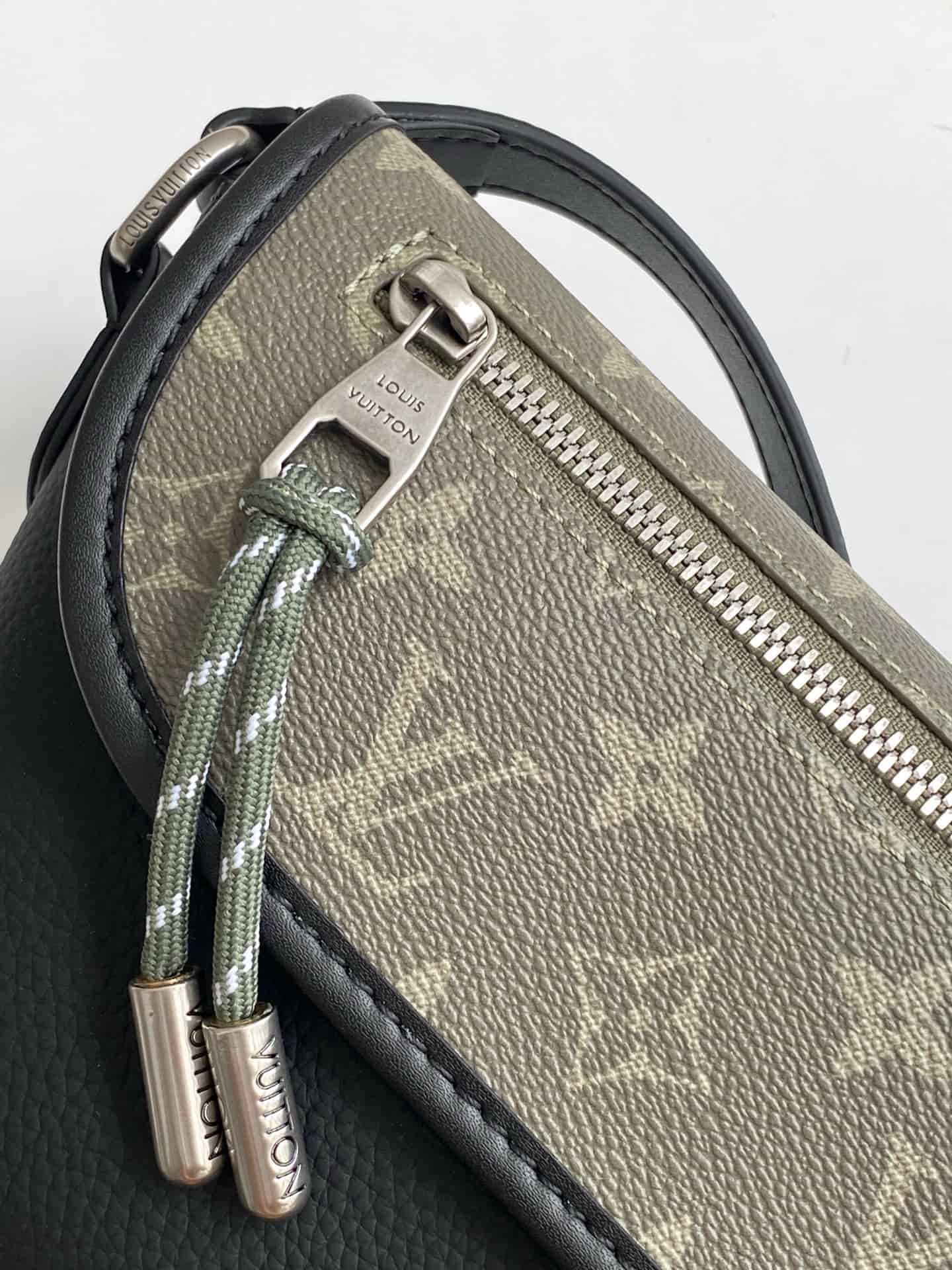 Louis Vuitton Pulse Wearable Wallet Monogram Eclipse Canvas M12618 High