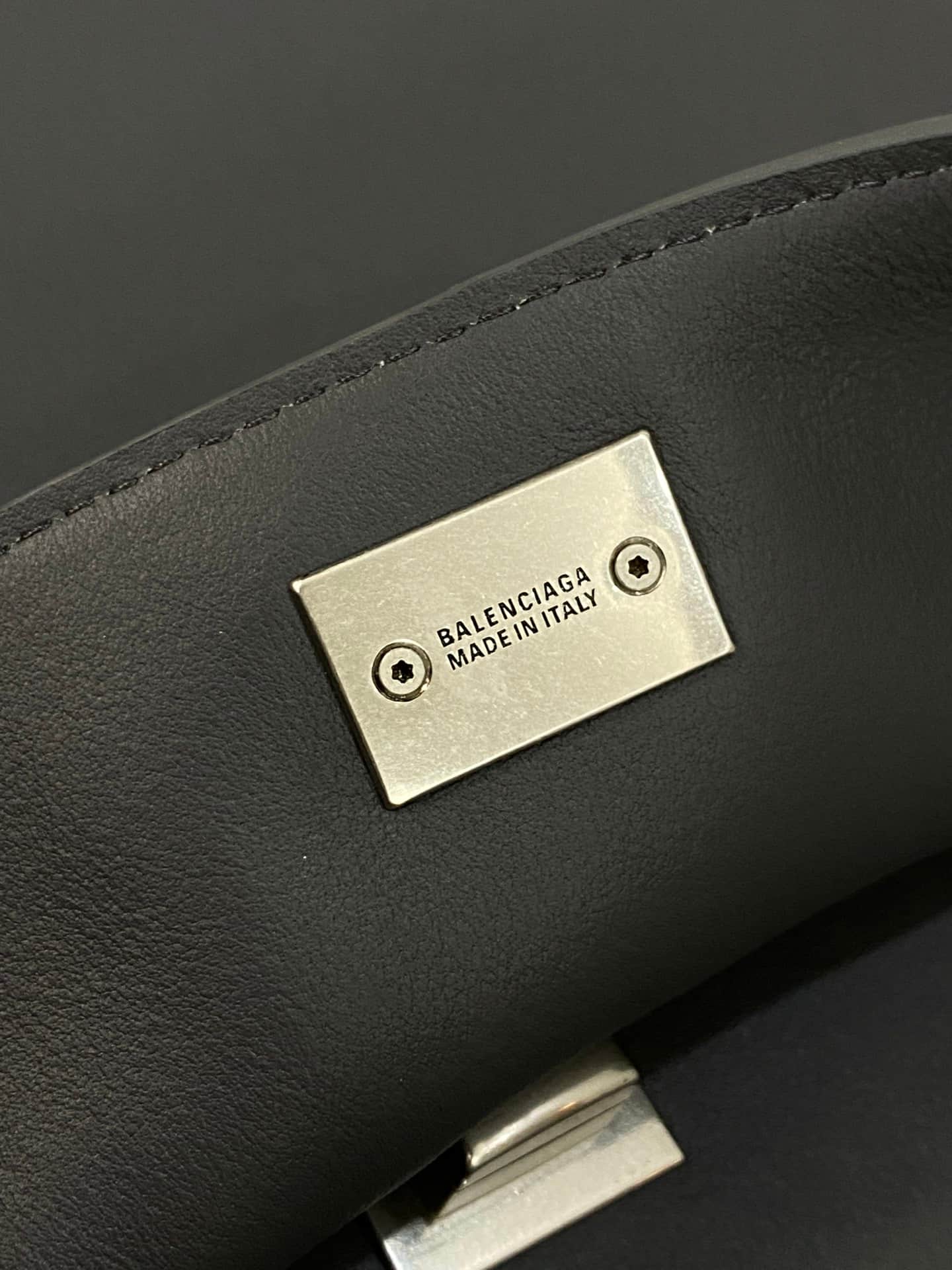 Balenciaga Rodeo Large Bag in Grey Leather With Silver-Tone Metal TOP