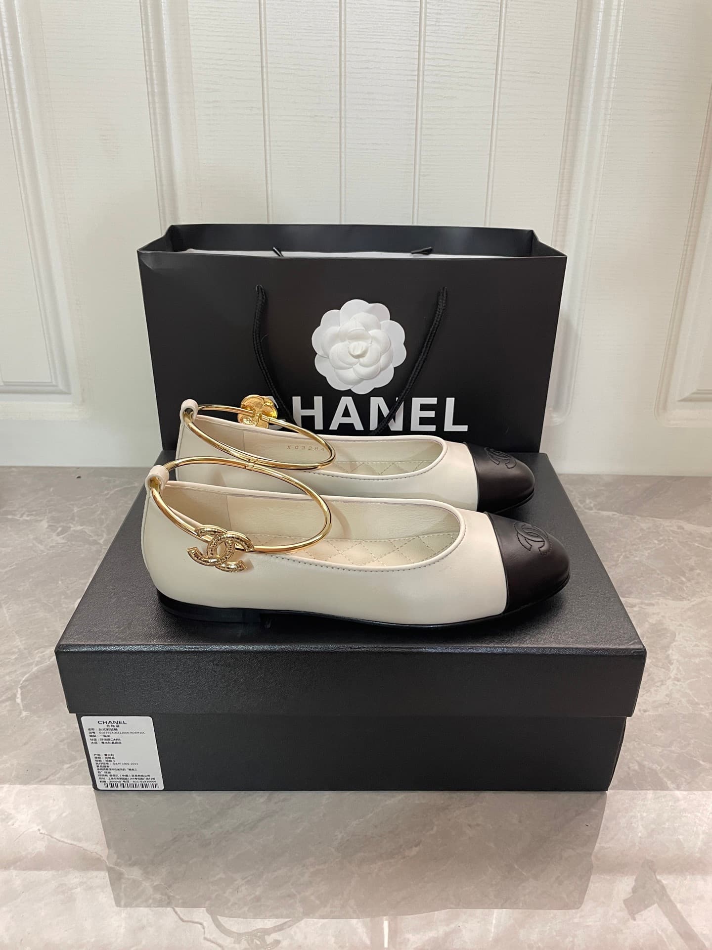 Chanel Mary Jane flats women