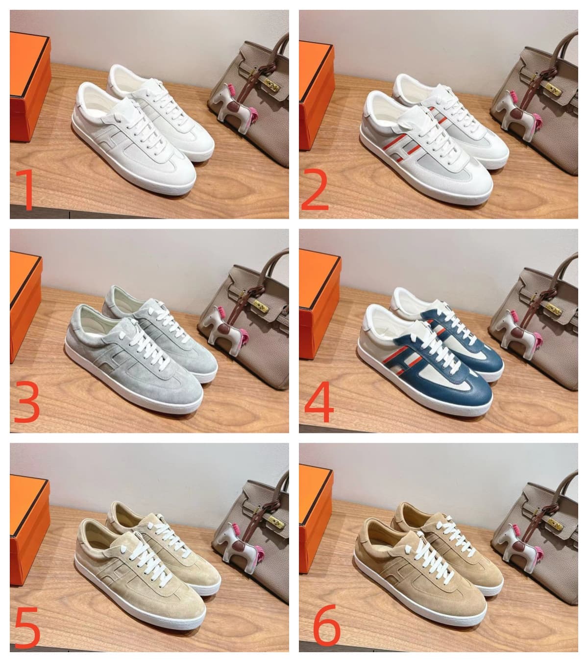 Hermes Boomerang sneaker Shoes Men Women