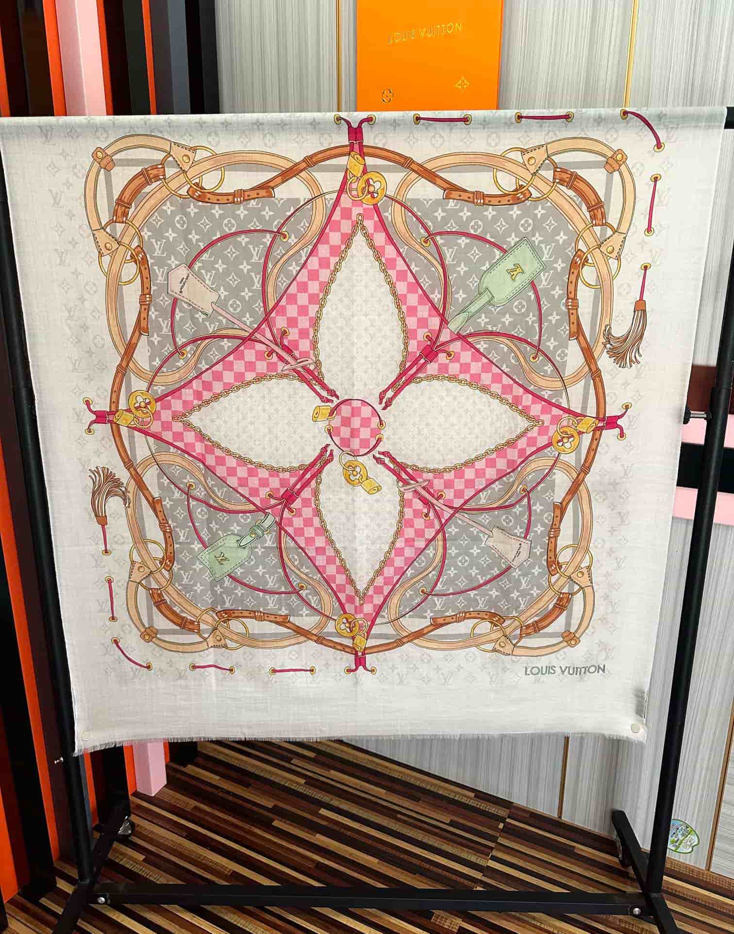 Louis Vuitton Flower And Straps Square