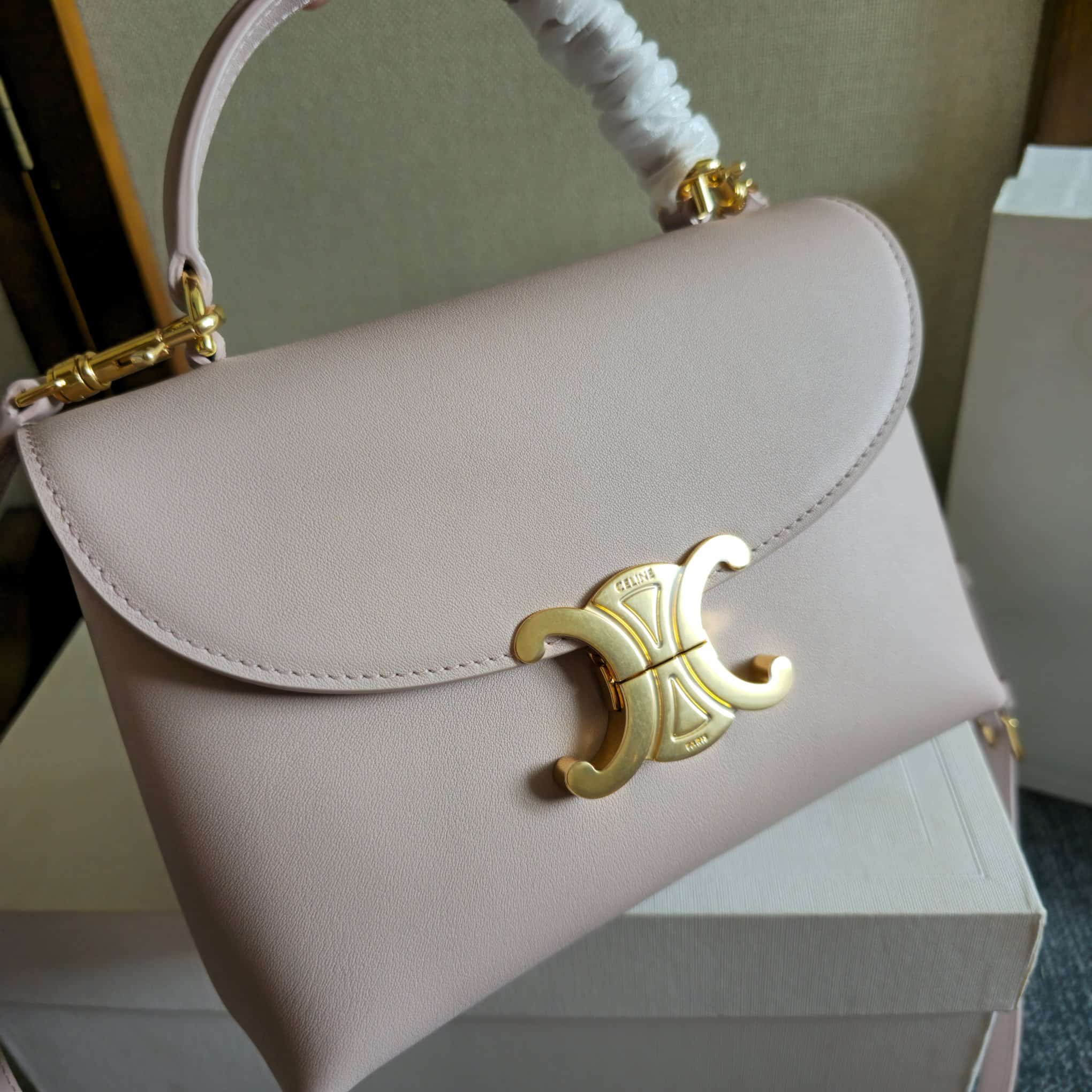 Celine Mini Nino bag in Light Pink Supple Calfskin High