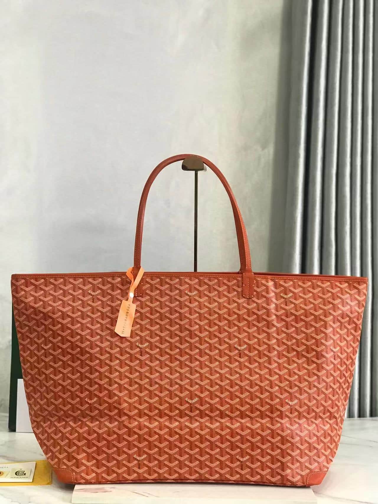 Saint Louis GM Bag Goyardine Canvas & Chevroches Calfskin High