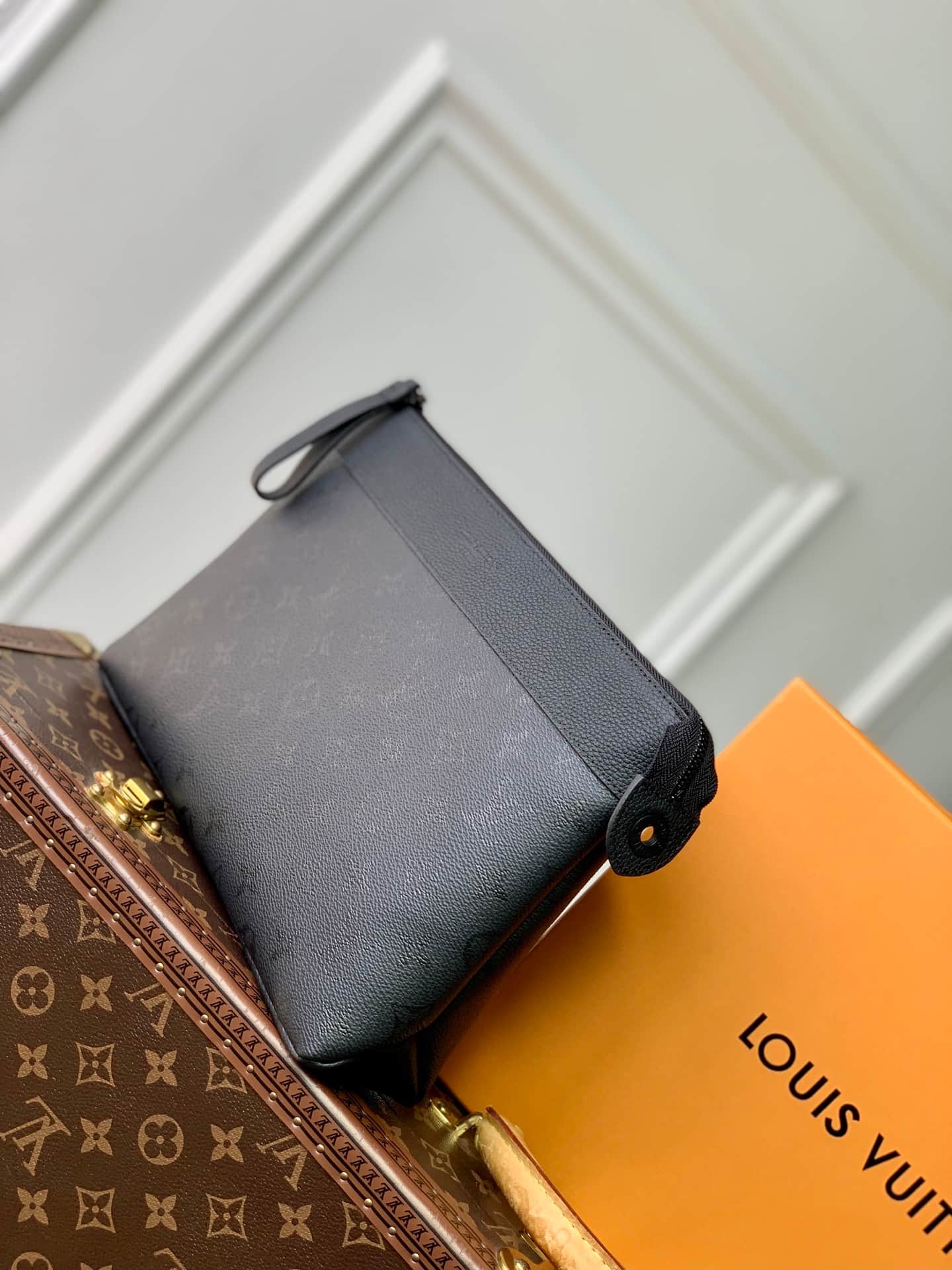 Louis Vuitton Pochette Voyage Souple Monogram Midnight coated canvas M26741 High