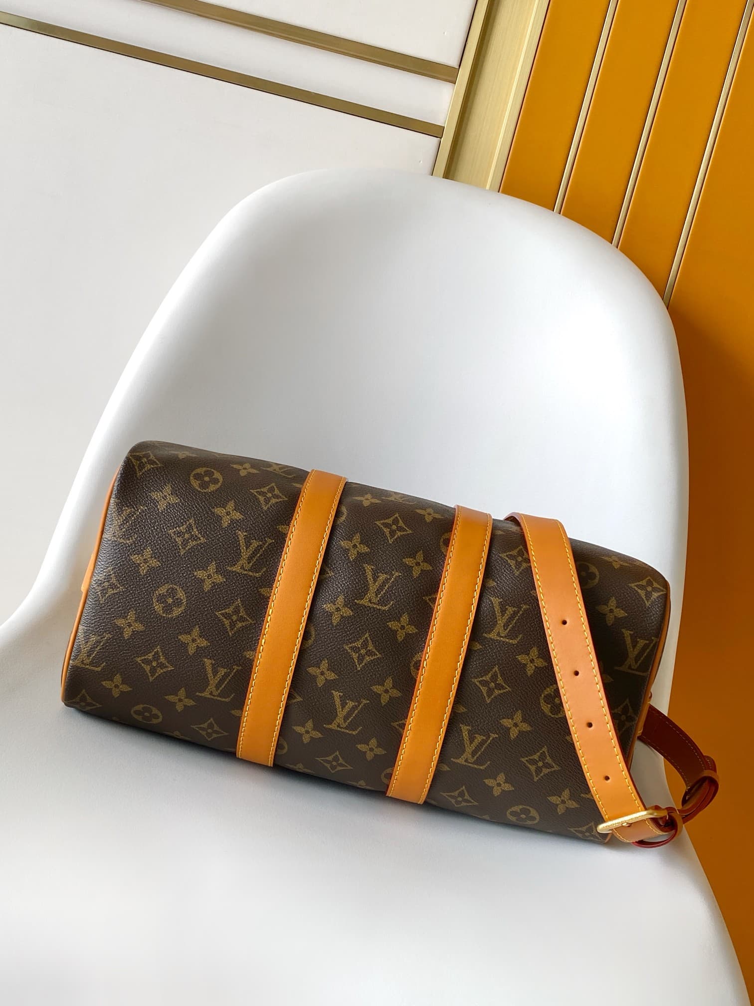 Louis Vuitton Keepall Bandoulière 35 Monogram Archive coated canvas M2A210 High