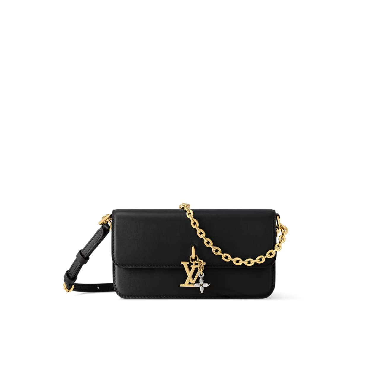 Louis Vuitton Wallet On Chain LV Bloom Black M14564 TOP