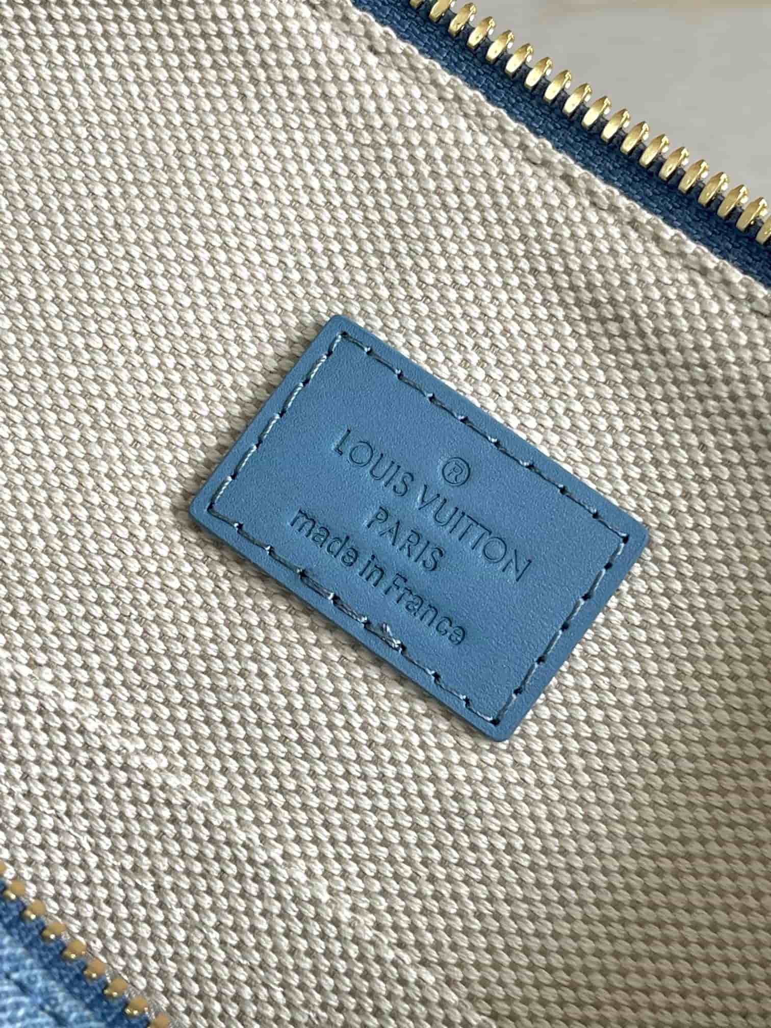 Louis Vuitton Speedy 30 Bandoulière Damier Denim Blue N00203 TOP