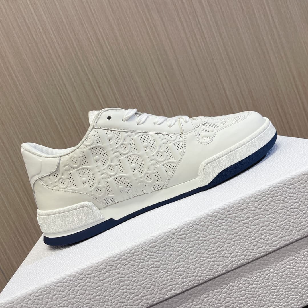 Dior Oblique Perforated Calfskin Sneaker Shoes Men Women