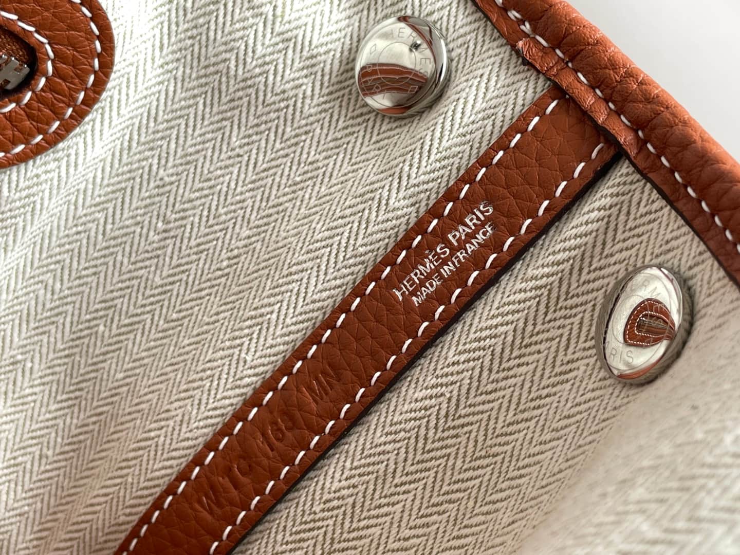Hermes Garden Party 23 bag in Gold Togo Leather WAX High