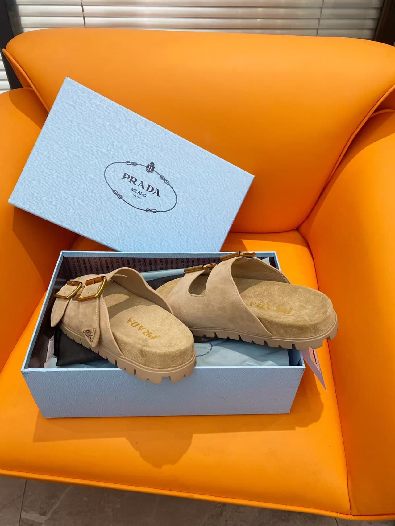 Prada Women's Strap Slides