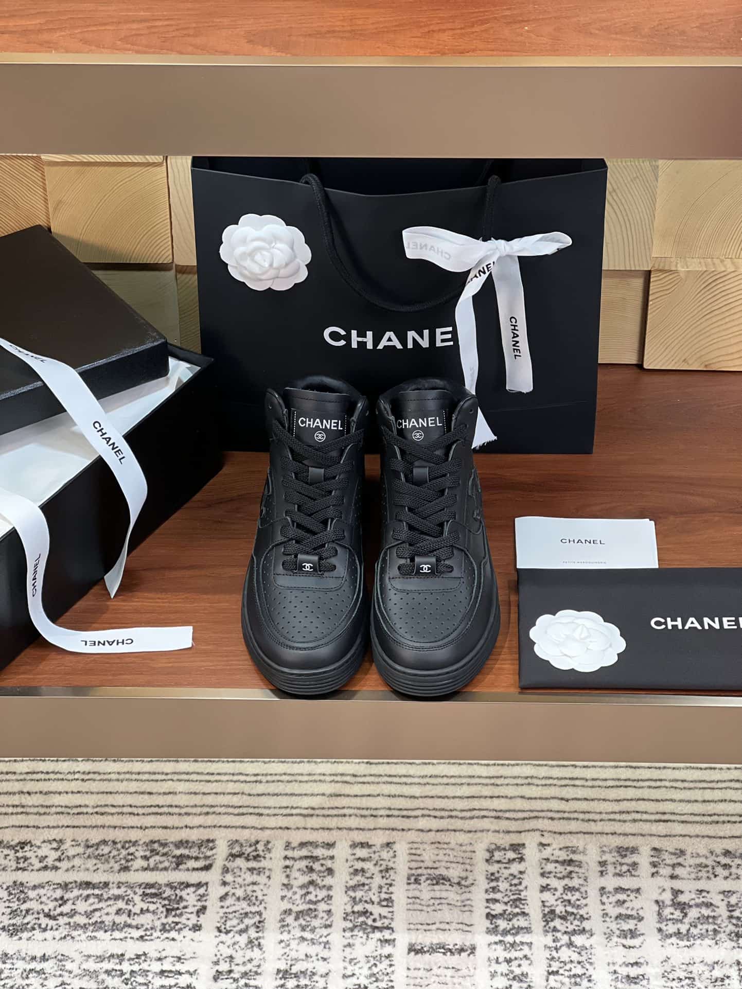 Chanel High Top Sneaker Shoes Women