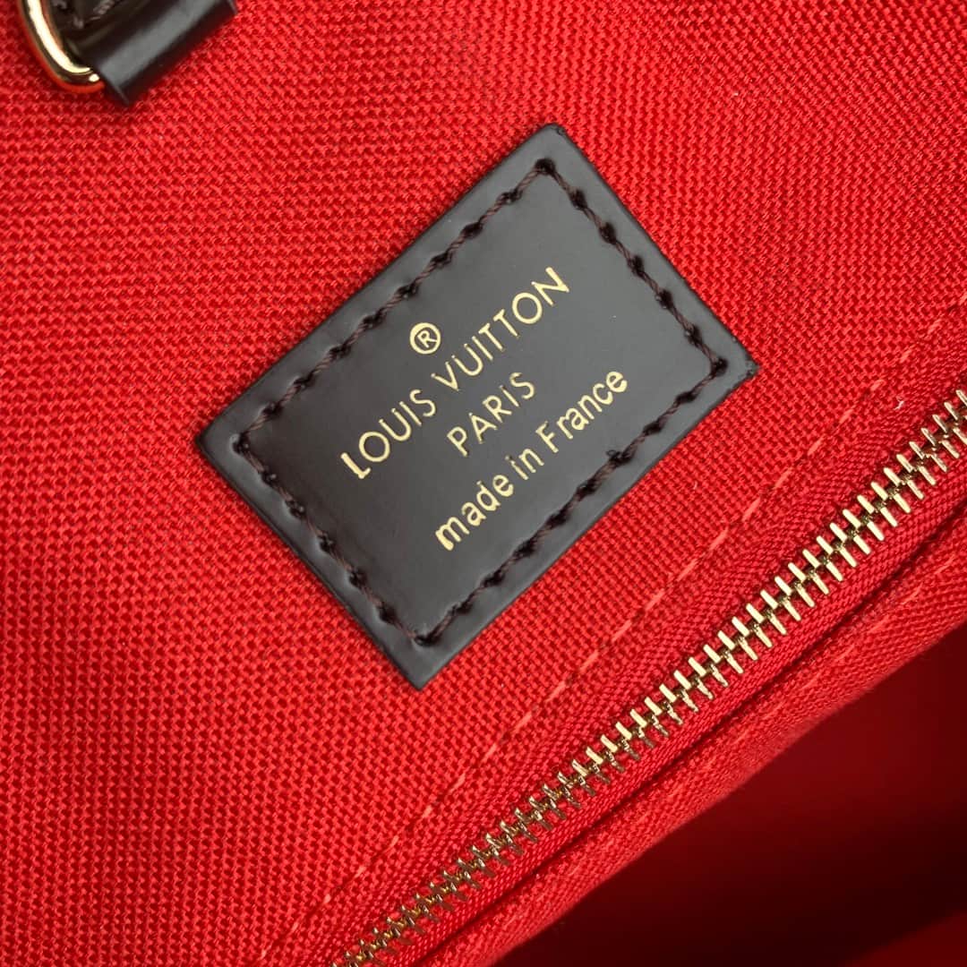 Louis Vuitton Damier Ebene OnTheGo MM Tote Bag N00065 High