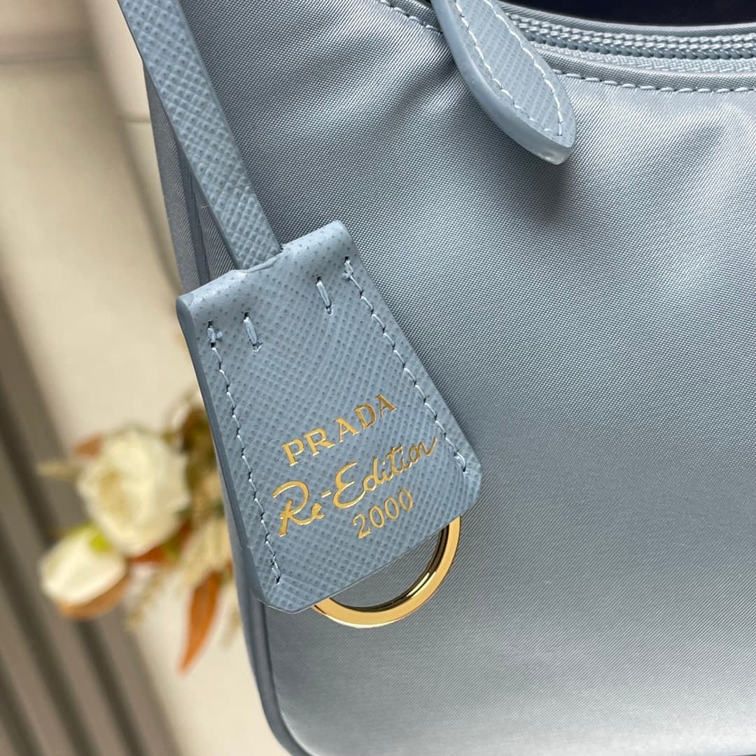 Prada Re-Nylon Re-Edition 2000 mini-bag Blue Recycled Polyamide 1NE515 High