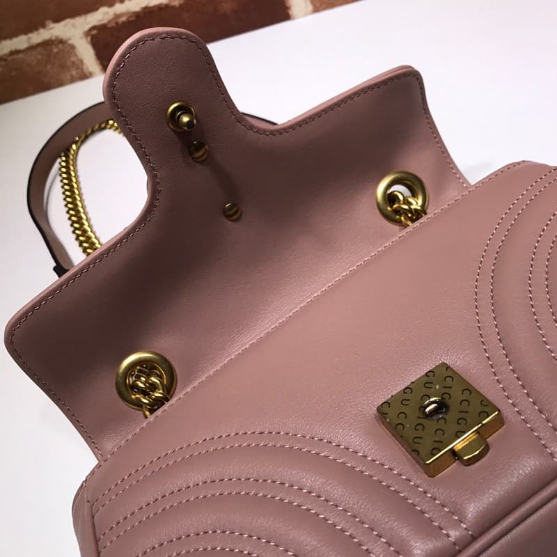 GG Marmont mini matelassé shoulder bag 446744 High