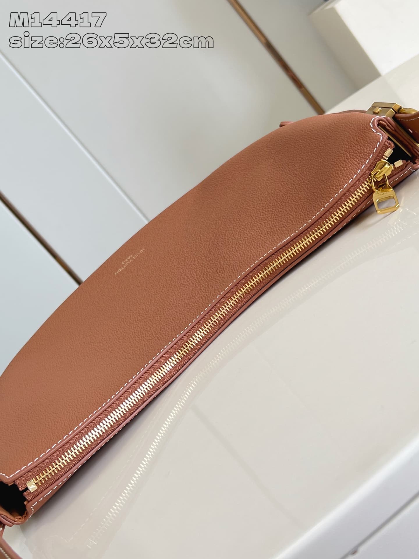 Louis Vuitton Low Key Cookie MM  Calf leather M14642 Cognac High