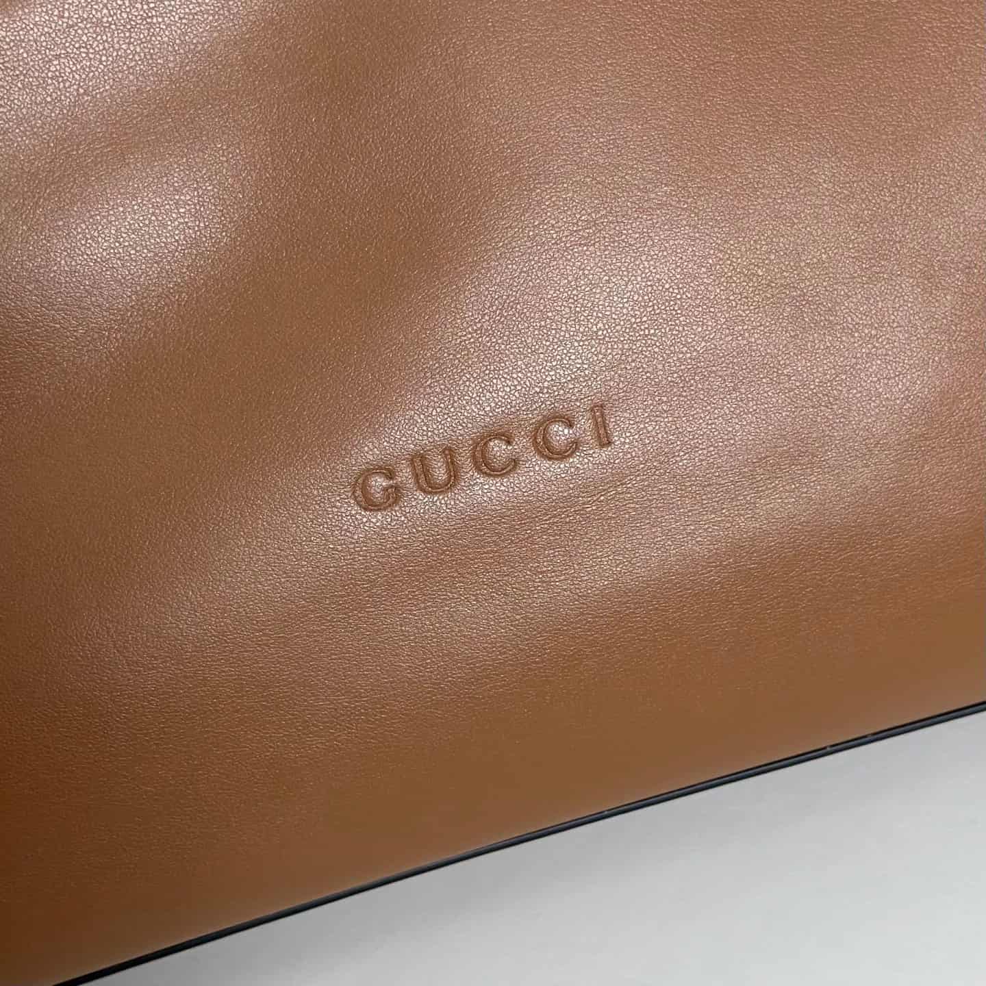 Gucci Beatrix large tote bag 850546 brown leather High