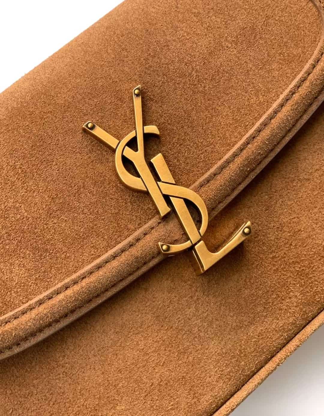 SAINT LAURENT SOLFERINO MINI IN SUEDE High