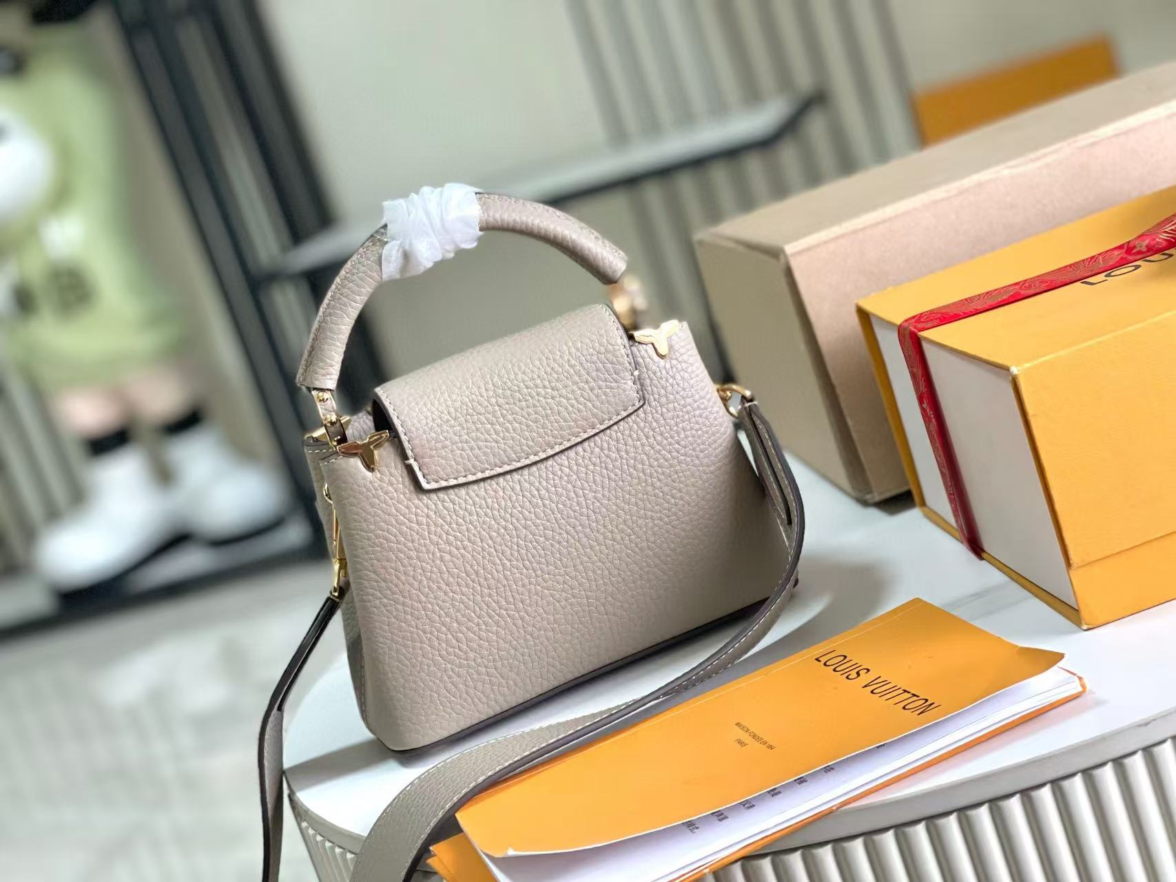 Louis Vuitton CAPUCINES MINI Taurillon Leather M11341 Top